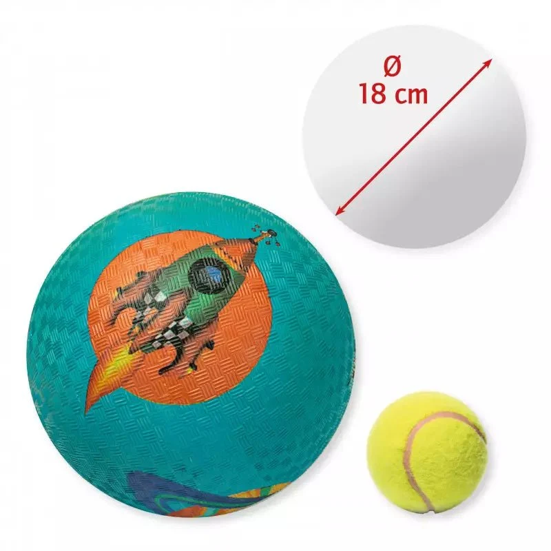 Kinderball Raketen und Planeten - 18cm