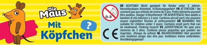 Die Maus. Mit Köpfchen, Kinderspiel, Reisespiel in der Metalldose