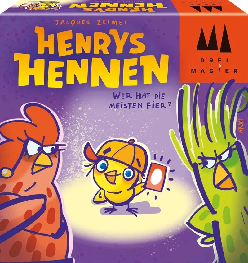 Drei Magier: Henrys Hennen, Kartenspiel