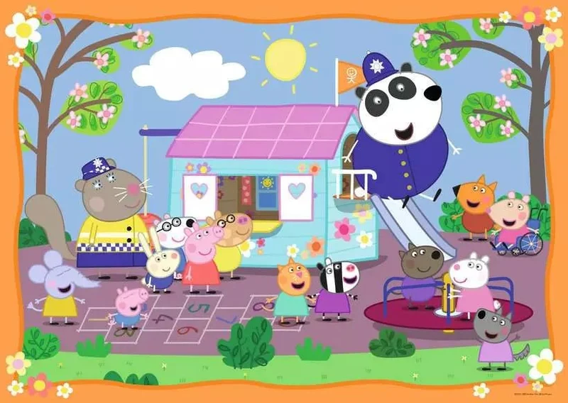 Bodenpuzzle Peppa Pig Clubhouse 24 XXL Teile