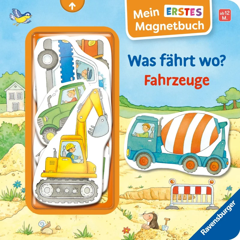 Kinderbücher - Mein erstes Magnetbuch: Was fährt wo? Fahrzeuge