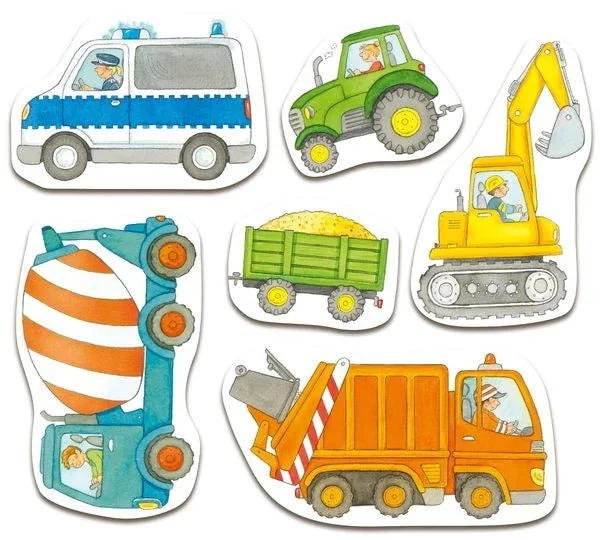 Kinderbücher - Mein erstes Magnetbuch: Was fährt wo? Fahrzeuge