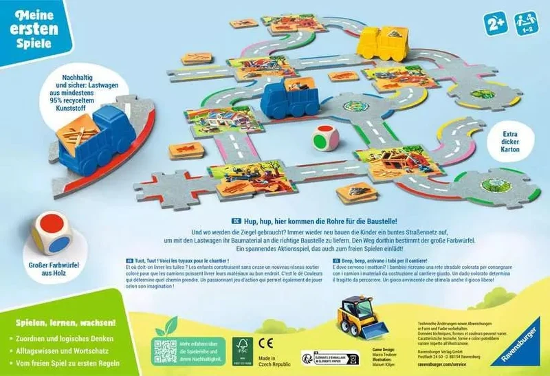 Ravensburger - Wir spielen Baustelle Kinderspiel ab 2 Jahren