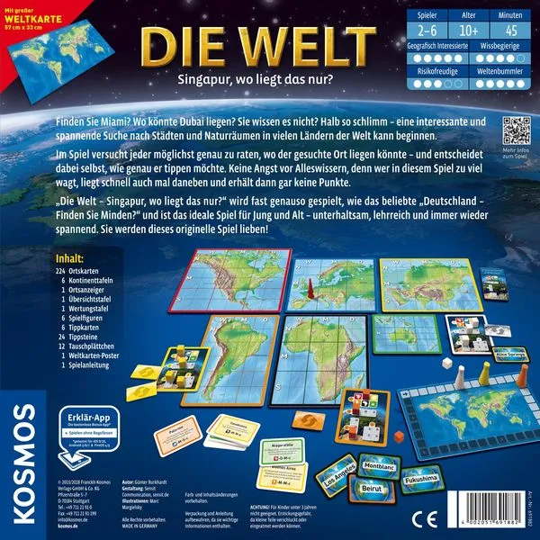 Die Welt Singapur, wo liegt das nur?