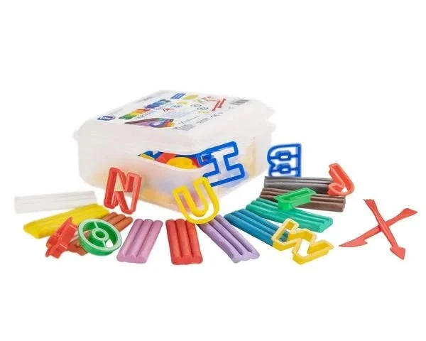 Schul-Knet Pre-School Set – 49-teilig mit Buchstaben & Zahlen-Förmchen