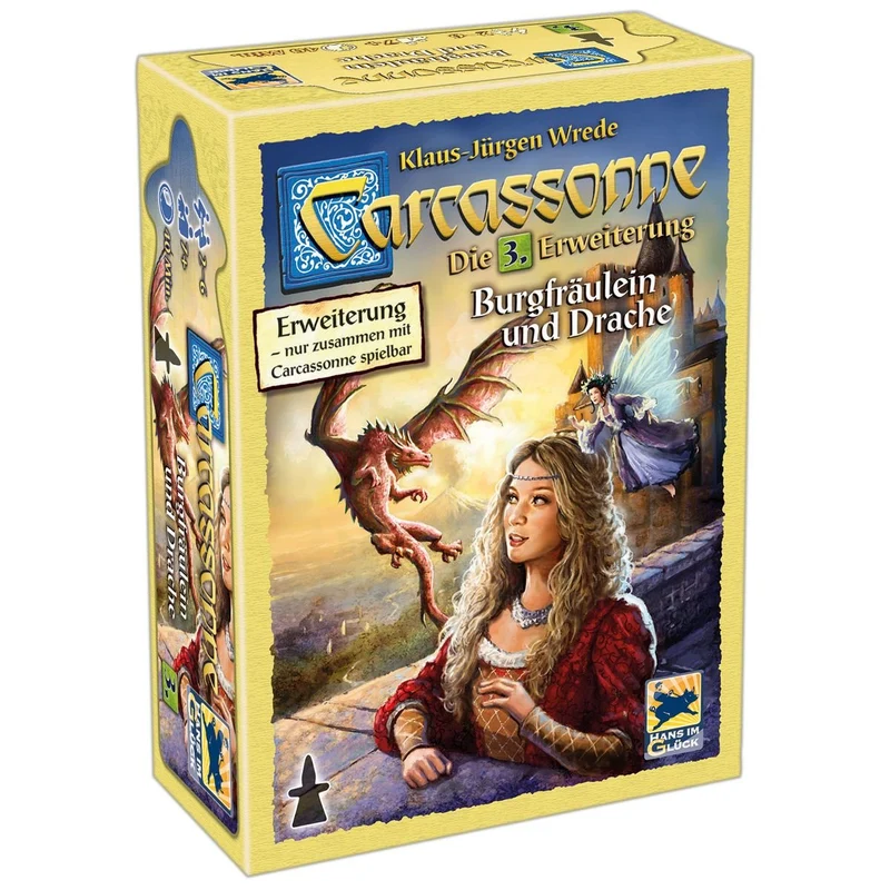 Burgfräulein und Drache Erweiterung ab 8 Jahren – Carcassonne
