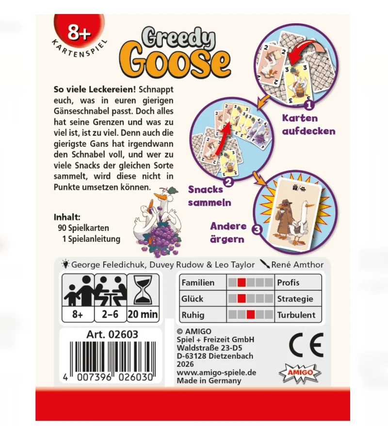 Greedy Goose – Interaktives Kartenspiel