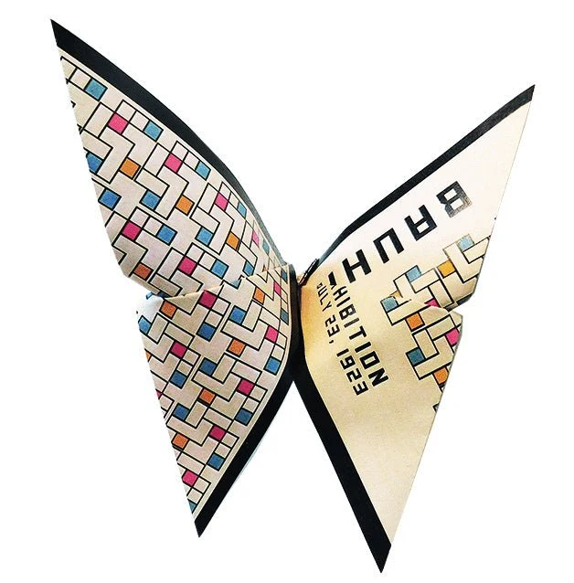 Art Origami - Bauhaus - Schmetterling - 15x15 cm