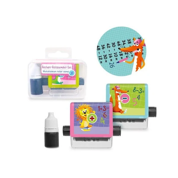 ABC-5 Rechen-Rollstempel-Set