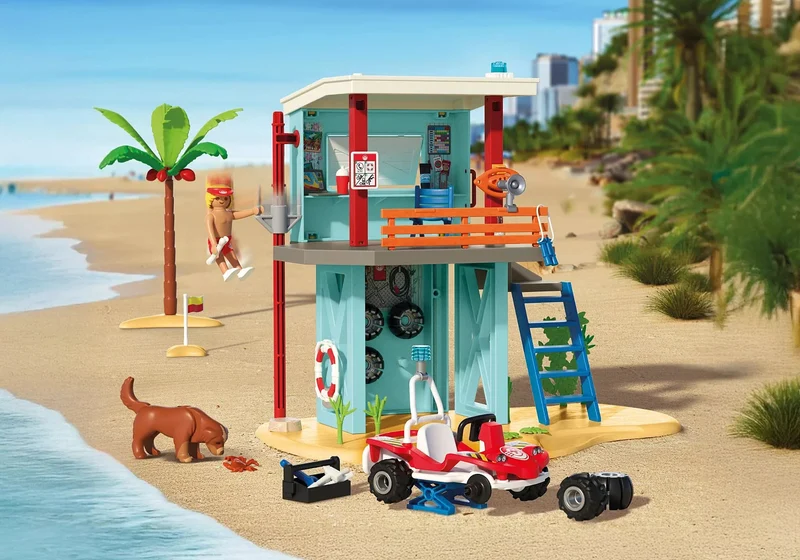 Playmobil®myLife 71903 - Rettungsturm mit Beach buggy