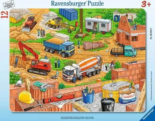 Baustelle Rahmenpuzzle ab 3 Jahren – Ravensburger