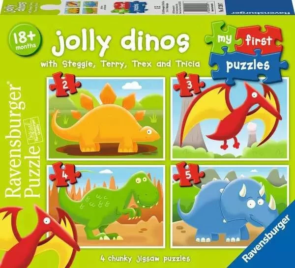 Erste Puzzles Jolly Dinos ab 18 Monaten – Ravensburger