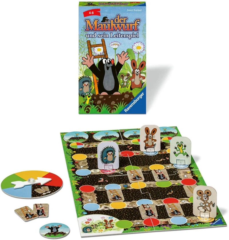Der Maulwurf und sein Leiterspiel – Laufspiel