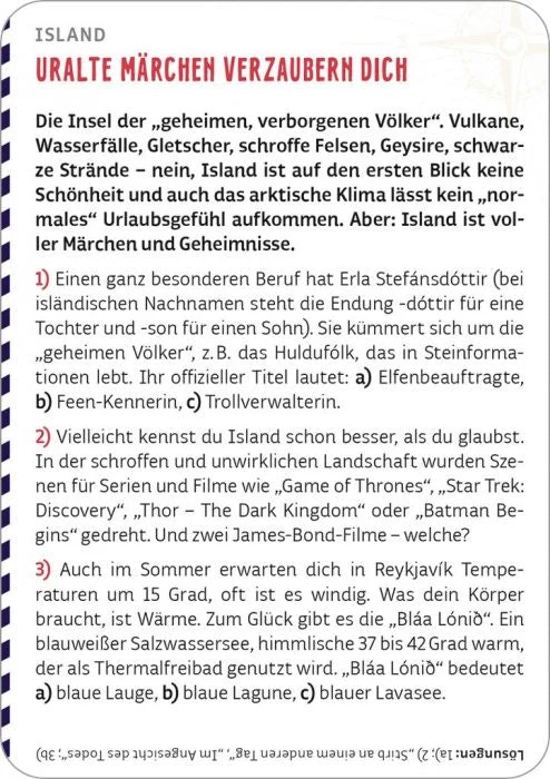 Fernweh - Das Quiz der 100 Sehnsuchtsorte