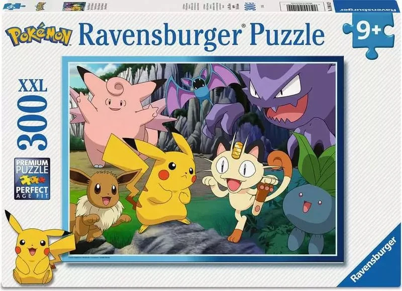 Kinderpuzzle ab 9 - Fang die Pokémon! - 300 Teile