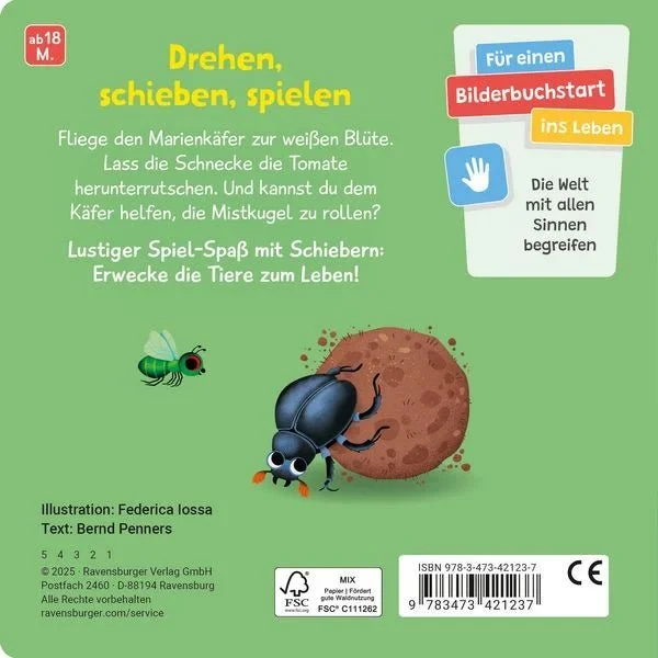 Mein Schiebe-Mitmachbuch - kleine Tiere