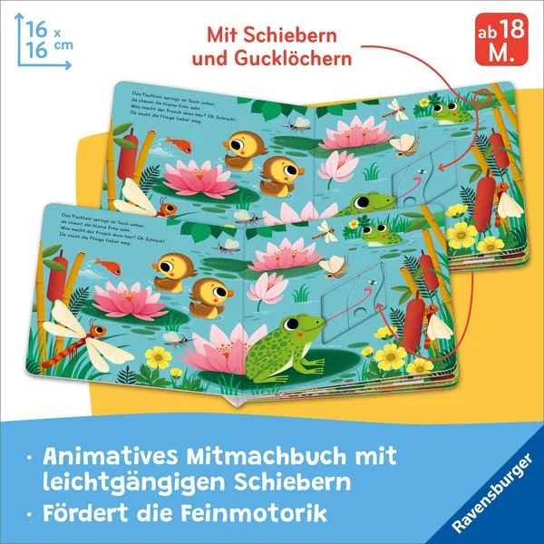 Mein Schiebe-Mitmachbuch - kleine Tiere