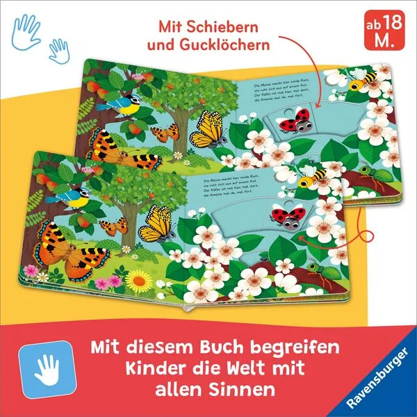 Mein Schiebe-Mitmachbuch - kleine Tiere