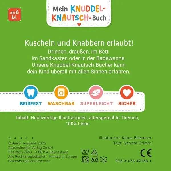 Mein Knuddel-Knautsch-Buch - Mein Bagger