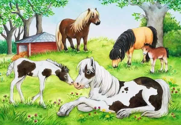 Welt der Pferde Puzzle ab 4 Jahren – Ravensburger