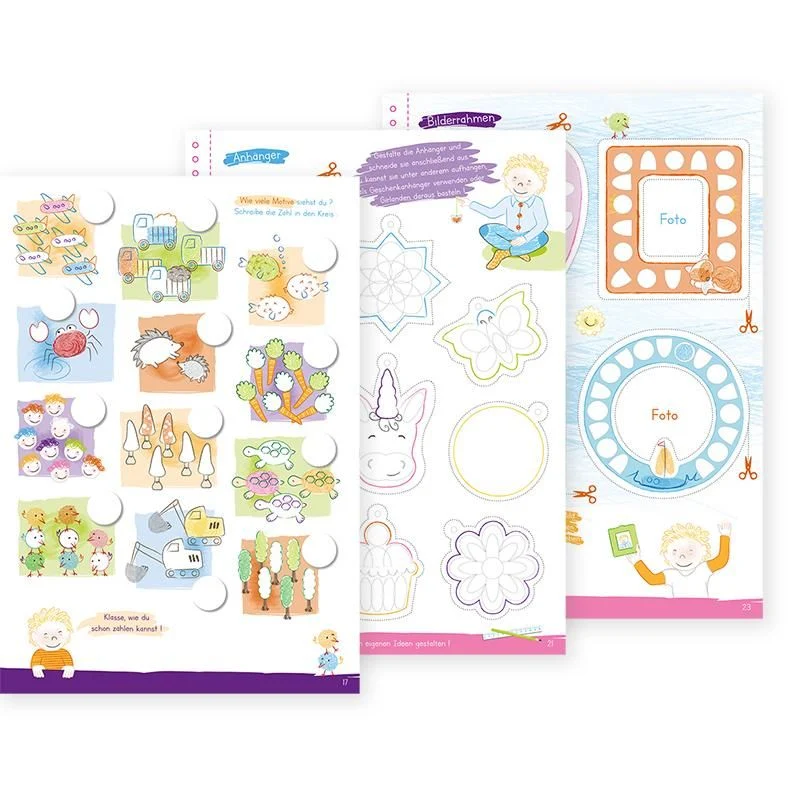 Fingerstempel Kreativ-Malbuch
