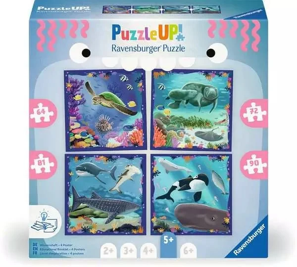 Kinderpuzzle ab 5 Jahren - Meerestiere