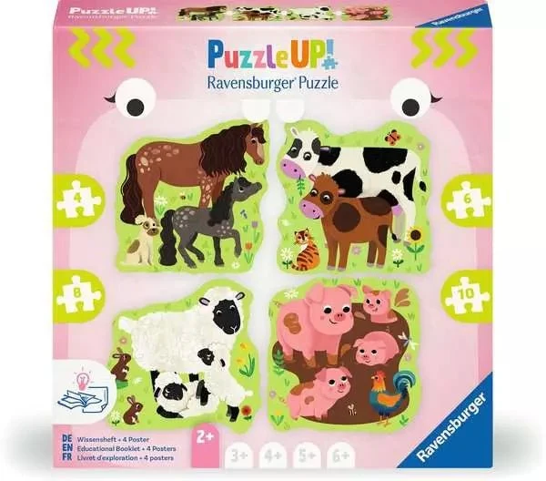 Kinderpuzzle ab 2 Jahren - Bauernhoftiere