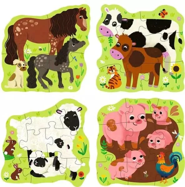Kinderpuzzle ab 2 Jahren - Bauernhoftiere
