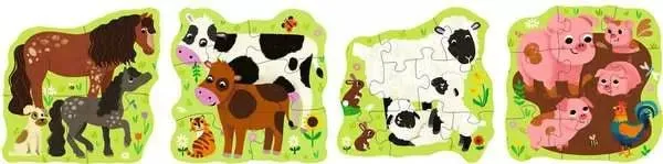 Kinderpuzzle ab 2 Jahren - Bauernhoftiere