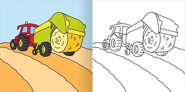 Mein erstes dickes Malbuch ab 2 – Bagger und Traktoren