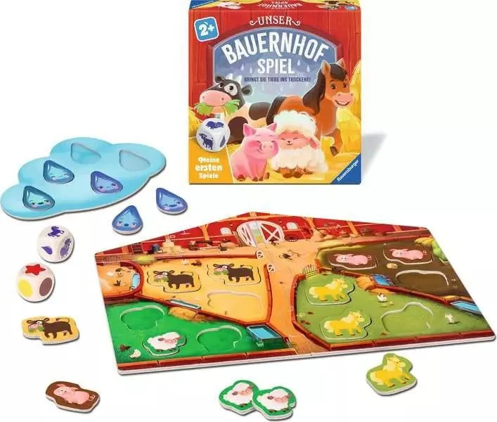 Ravensburger Unser Bauernhofspiel – Kinderspiel ab 2 Jahren