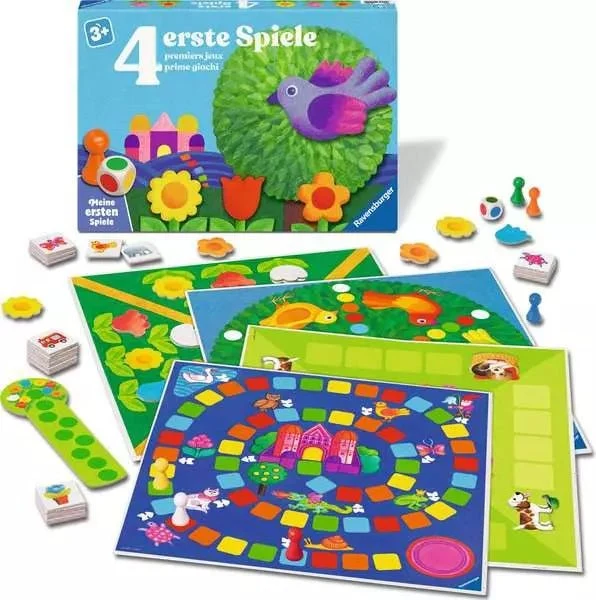 Ravensburger 4 erste Spiele – Kinderspiel ab 3 Jahren