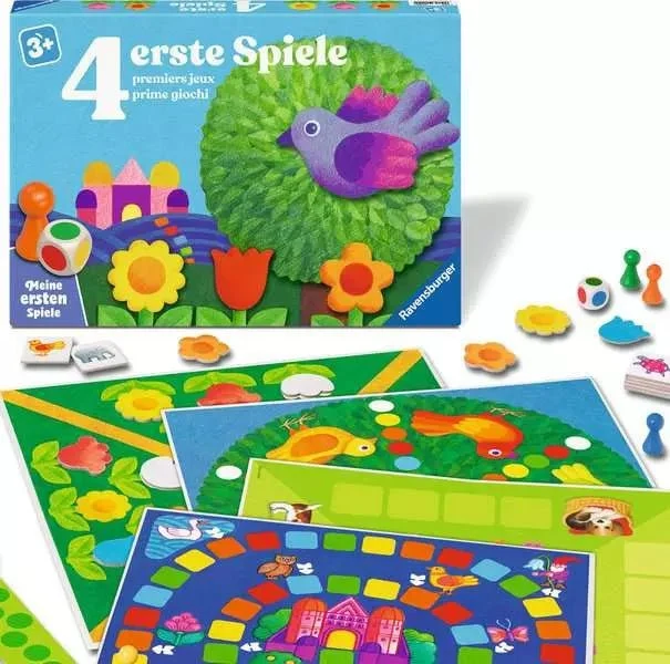 Ravensburger 4 erste Spiele – Kinderspiel ab 3 Jahren