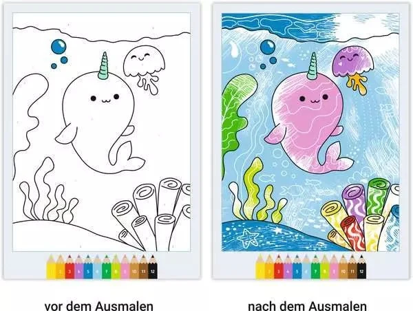 Malen nach Zahlen - CreArt- Kawaii, Süße Freunde