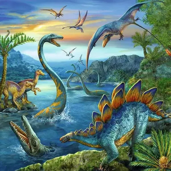 Faszination Dinosaurier – Ravensburger Kinderpuzzle 3x49 Teile