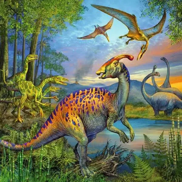 Faszination Dinosaurier – Ravensburger Kinderpuzzle 3x49 Teile