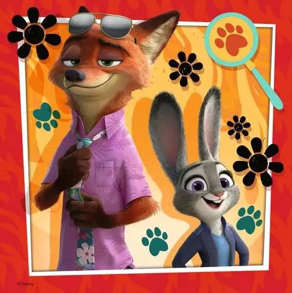Ravensburger Puzzle Zootropolis – Auf neuer Mission 3×49 Teile