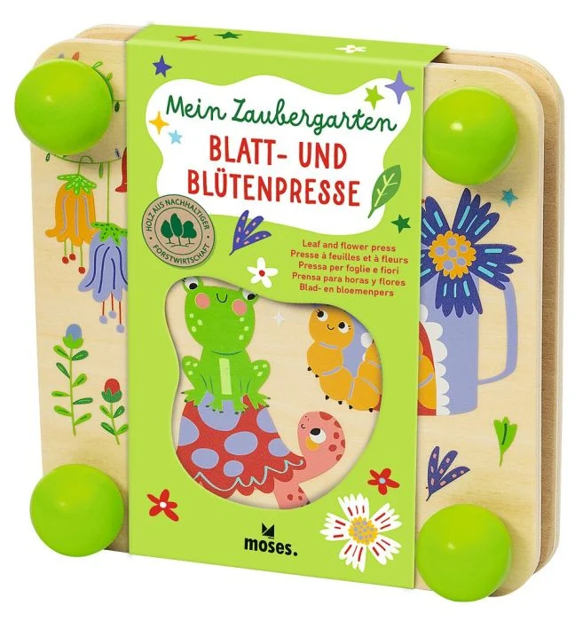 Mein Zaubergarten Blatt- und Blütenpresse – Natur Bastelset
