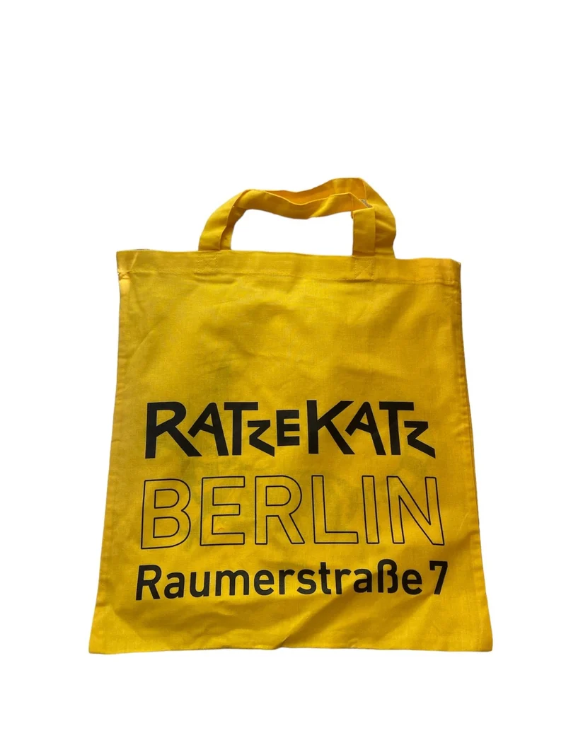 Stoffbeutel Ratzekatz Spielzeugland, gelb
