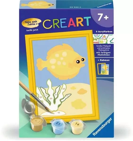 CreArt Fröhlicher Fisch - Malen nach Zahlen