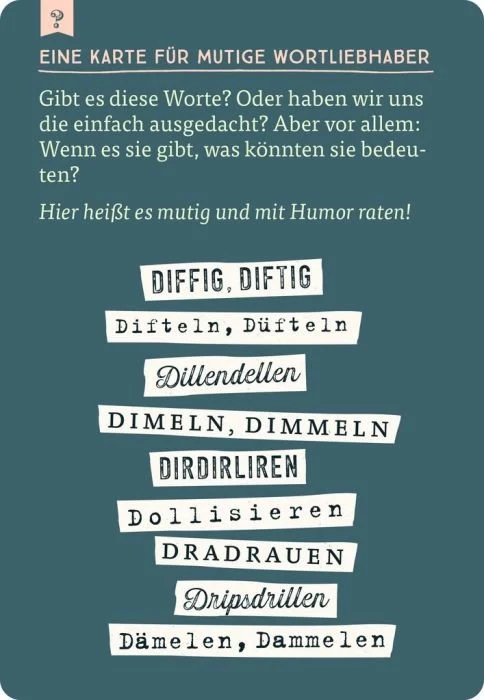 Das große Quiz der vergessenen Wörter