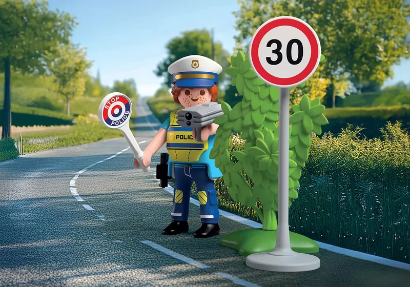 Playmobil 72029 Special Plus - Polizist mit Radar