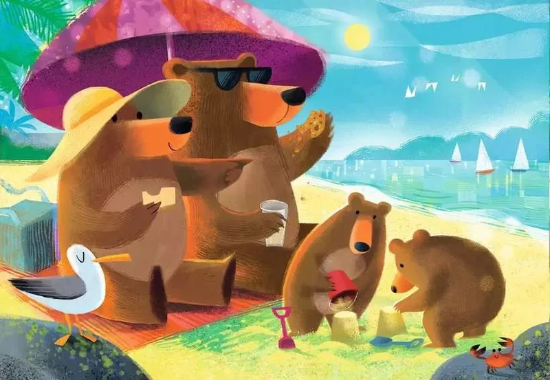 Kinderpuzzle ab 4 Jahren - Urlaubsträume - 24 Teile