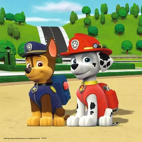 Paw Patrol Team auf 4 Pfoten – Ravensburger Kinderpuzzle 3x49 Teile