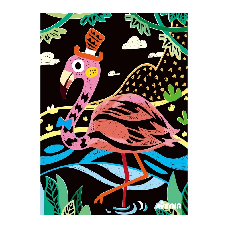 Kratzbilder Vogel – Scratch-Art Set