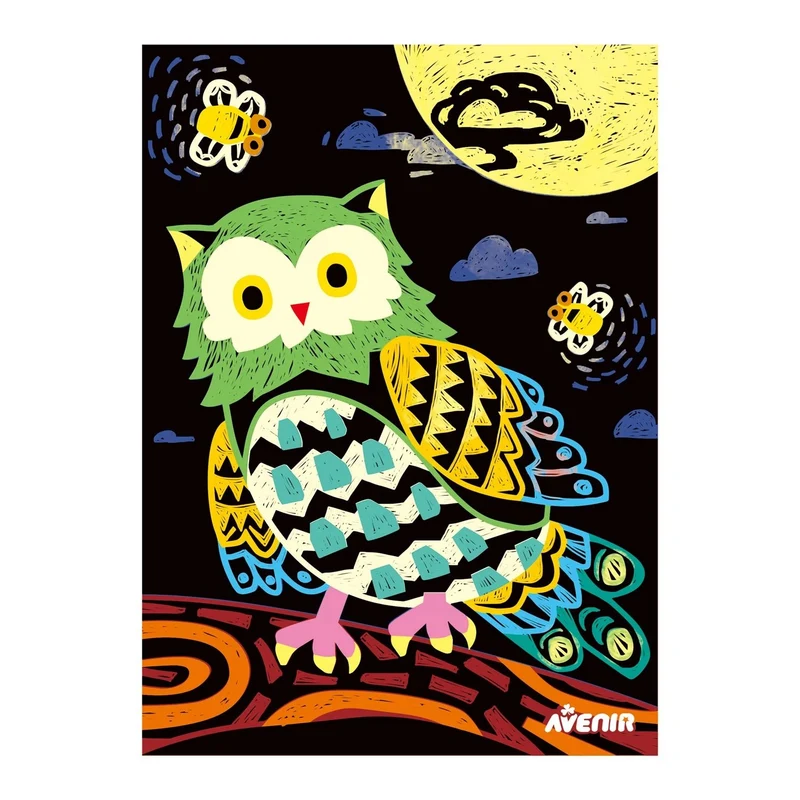Kratzbilder Vogel – Scratch-Art Set