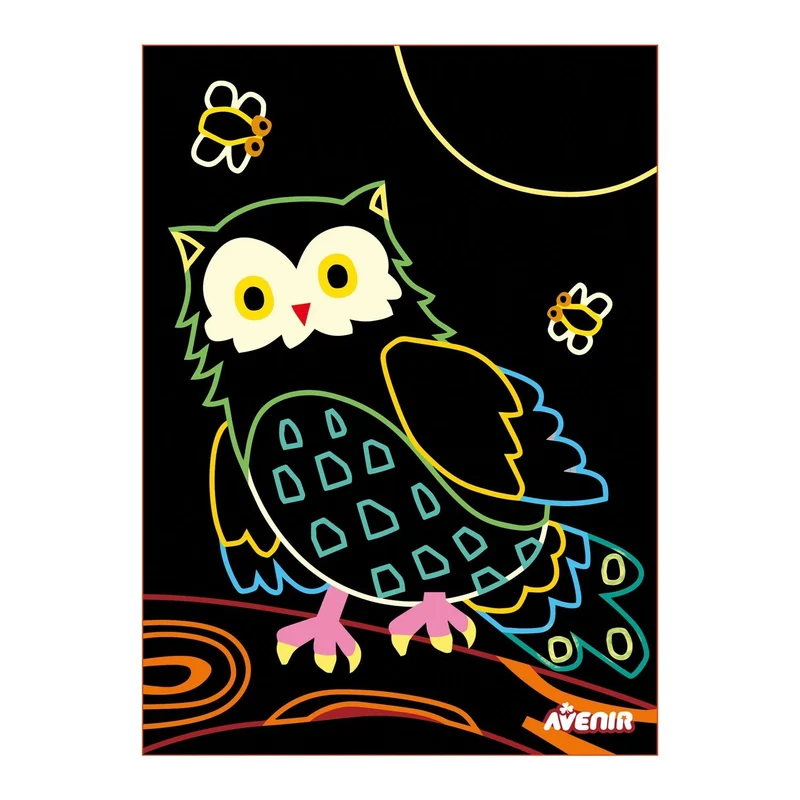 Kratzbilder Vogel – Scratch-Art Set