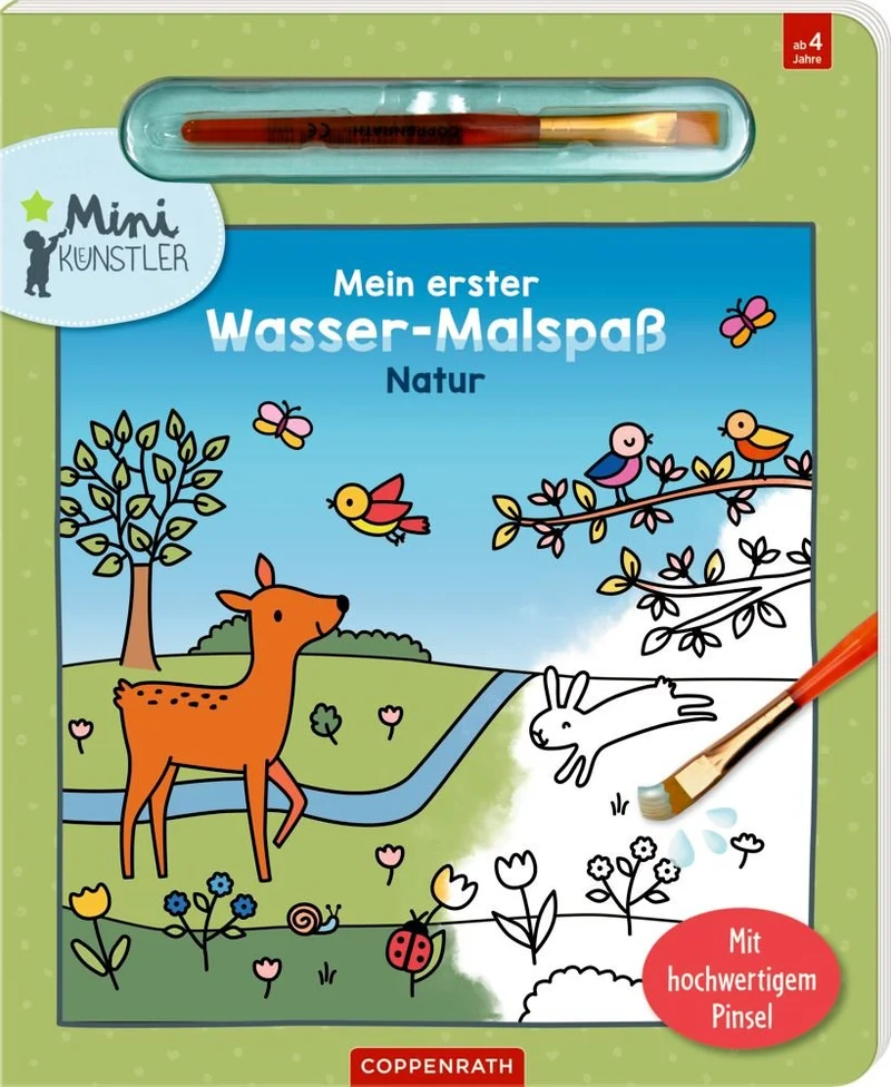 Wasser-Malspaß Natur – Malbuch ab 4 Jahren – Coppenrath
