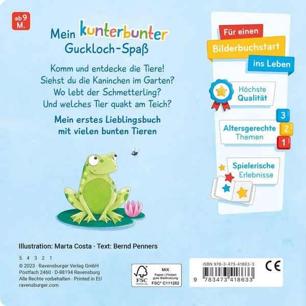 Viele kunterbunte Tiere