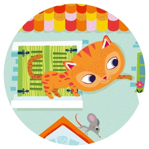Katzen-Puzzle 24 Teile – Djeco